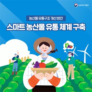 (농림축산식품부 로고)농산물 유통구조 개선 방안 스마트 농산물 유통 체계 구축