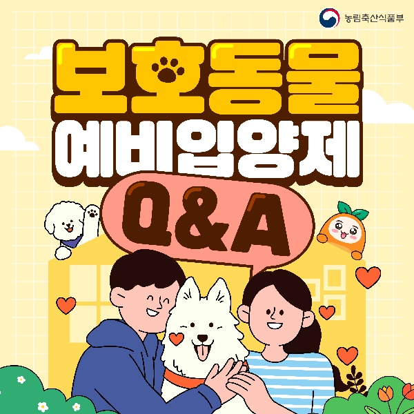 보호동물 예비입양제  Q&A 대표이미지