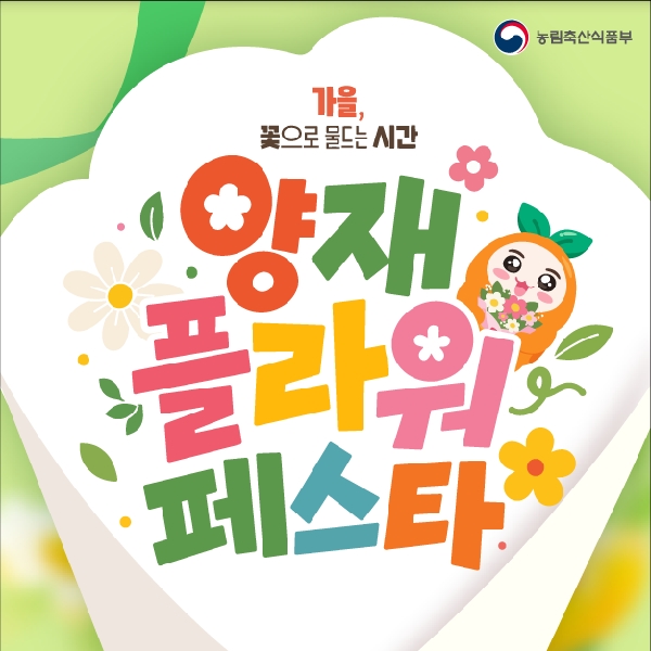 가을, 꽃으로 물드는 시간  양재 플라워 페스타 대표이미지