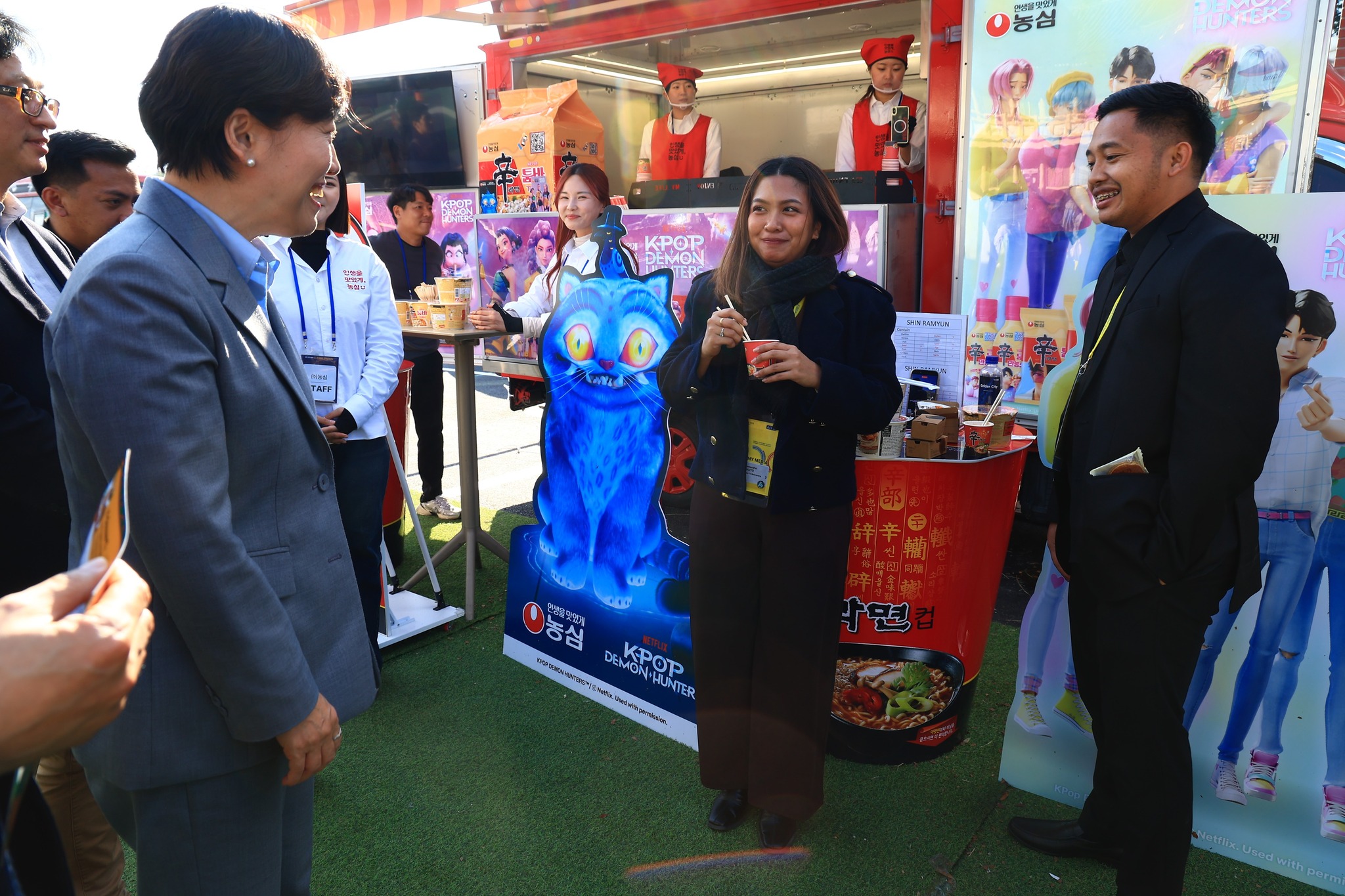 송미령 장관, 2025년 APEC ‘케이(K)-푸드 스테이션’ 방문