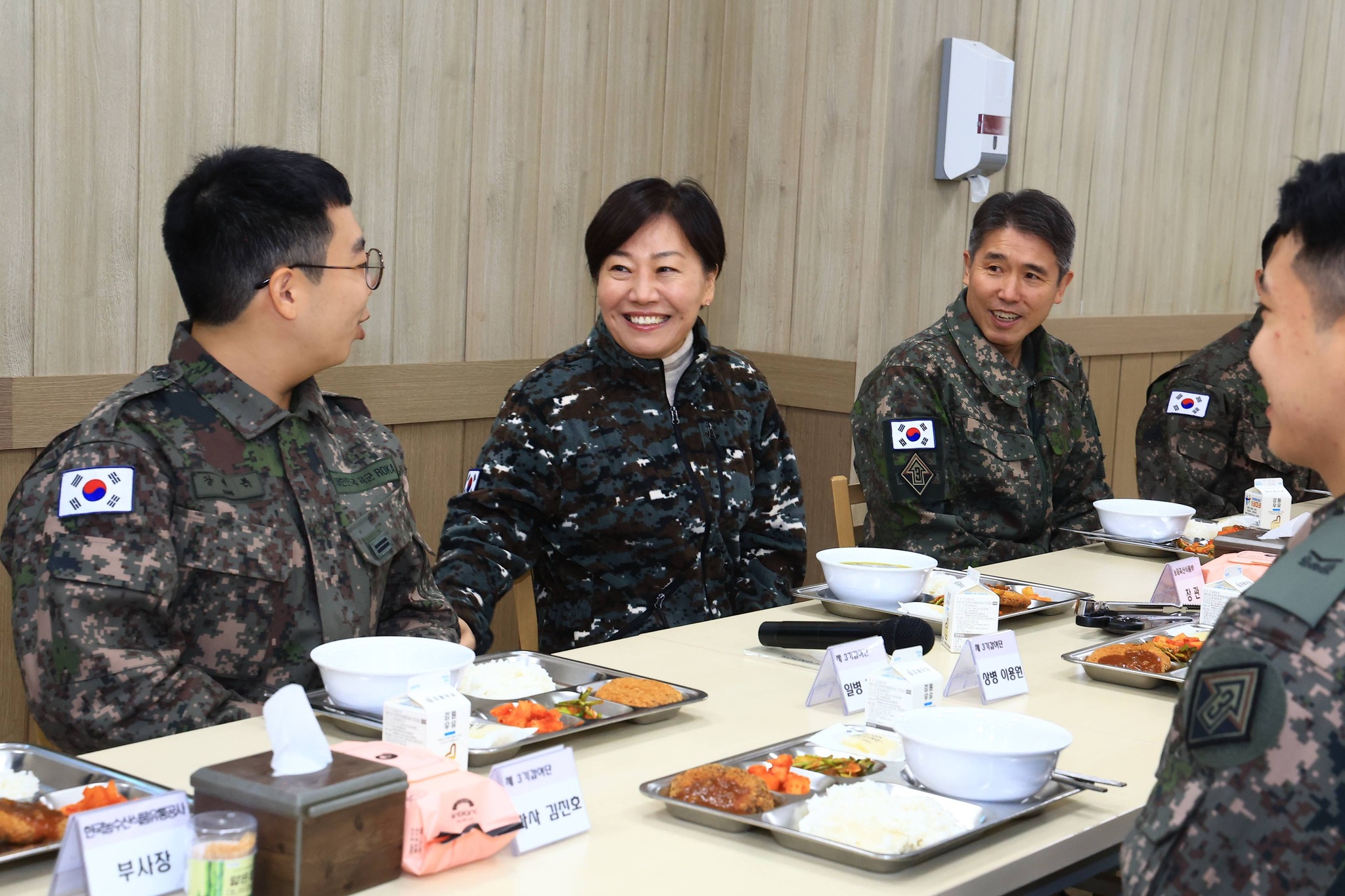 송미령 장관, 연말연시 국군장병 위문방문
