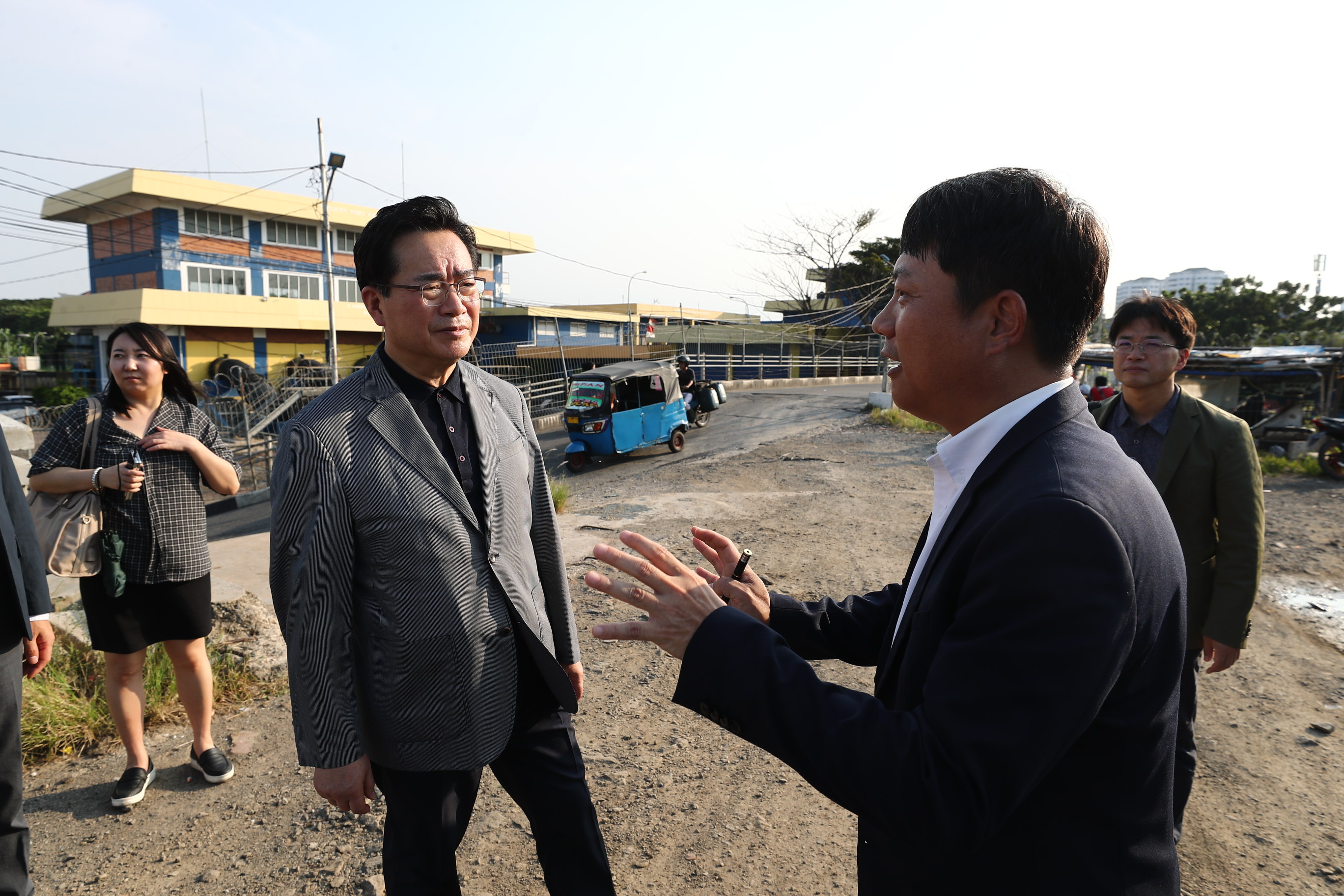 정황근 장관, 인도네시아 농업기반시설 설계 수주사업 현장 방문