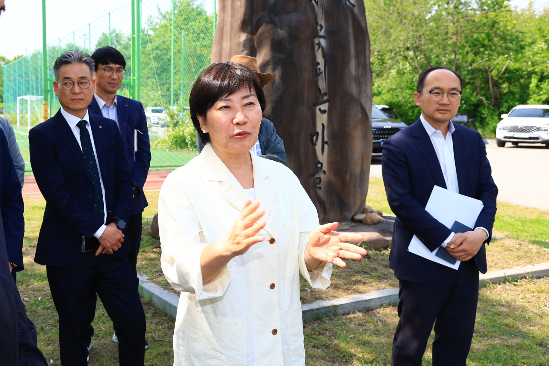 송미령 장관, 경북 상주시 농촌공간정비사업 현장 방문