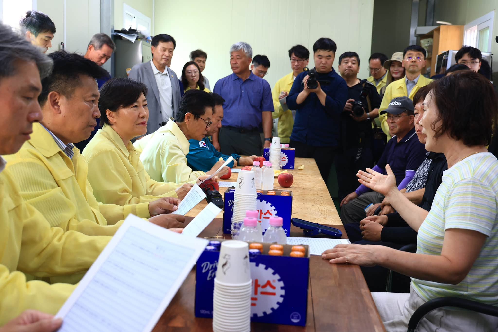 송미령 장관, 추석 성수품(사과) 수급현장 점검