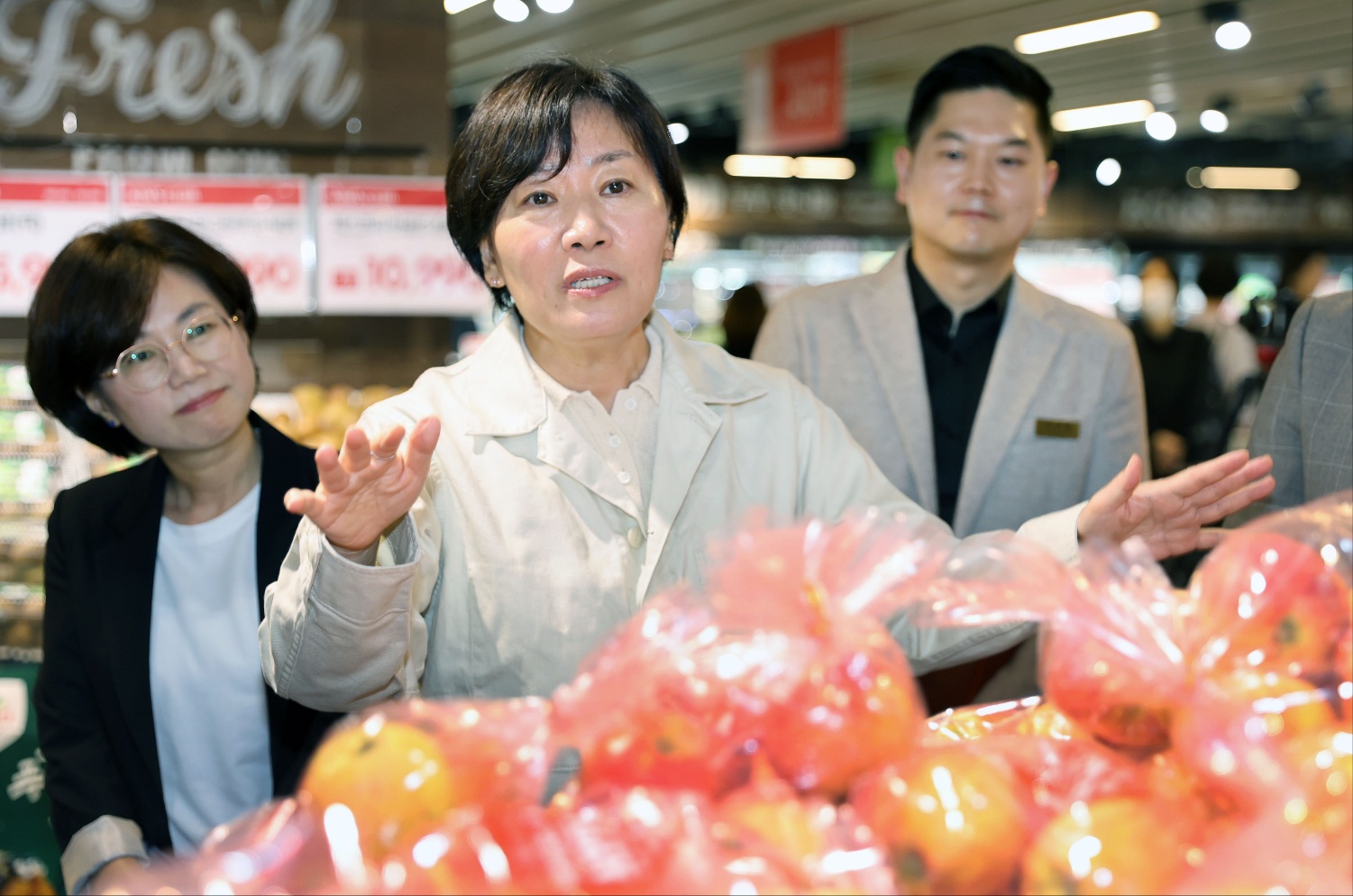 송미령 장관 ‘농축산물 할인지원 사업’ 현장 점검