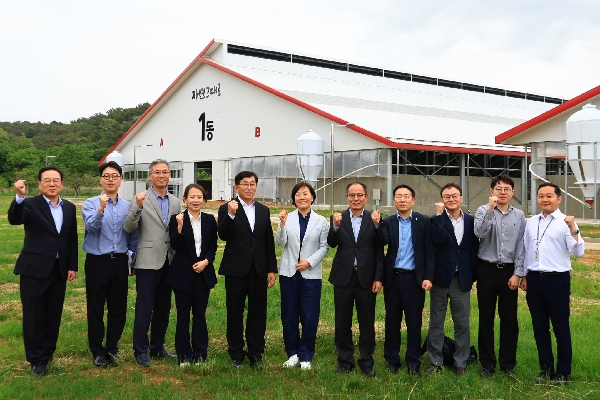 송미령 장관, 최초 준공된 충남 당진 스마트 축산단지 현장 점검