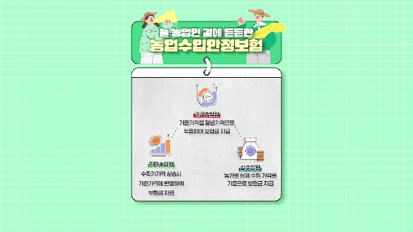 농업수입안정보험💰 ｜농업인의 수입 손실을 보장합니다👍